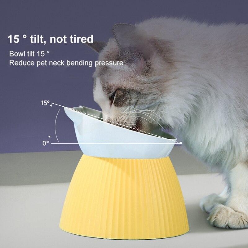 Non-slip Cat Bowl High Foot Dog Bowl 15° Neck Protector Cat Pet Food Water Bowl Pet Feeding Cup Pet Feeder Bowl фіолетовий
Non-slip Cat Bowl High Foot Dog Bowl 15° Neck Protector Cat Pet Food Water Bowl Pet Feeding Cup Pet Feeder Bowl фіолетовий