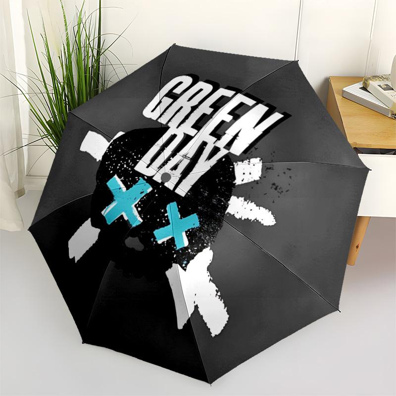 1pc Green Day Logo Open/Close Folding Umbrella - Raining Gear for Travel Umbrella, All- Portable Umbrella for & Men 8-Rib yy251229055
1pc Green Day Logo Open/Close Folding Umbrella - Raining Gear for Travel Umbrella, All- Portable Umbrella for & Men 8-Rib yy251229055