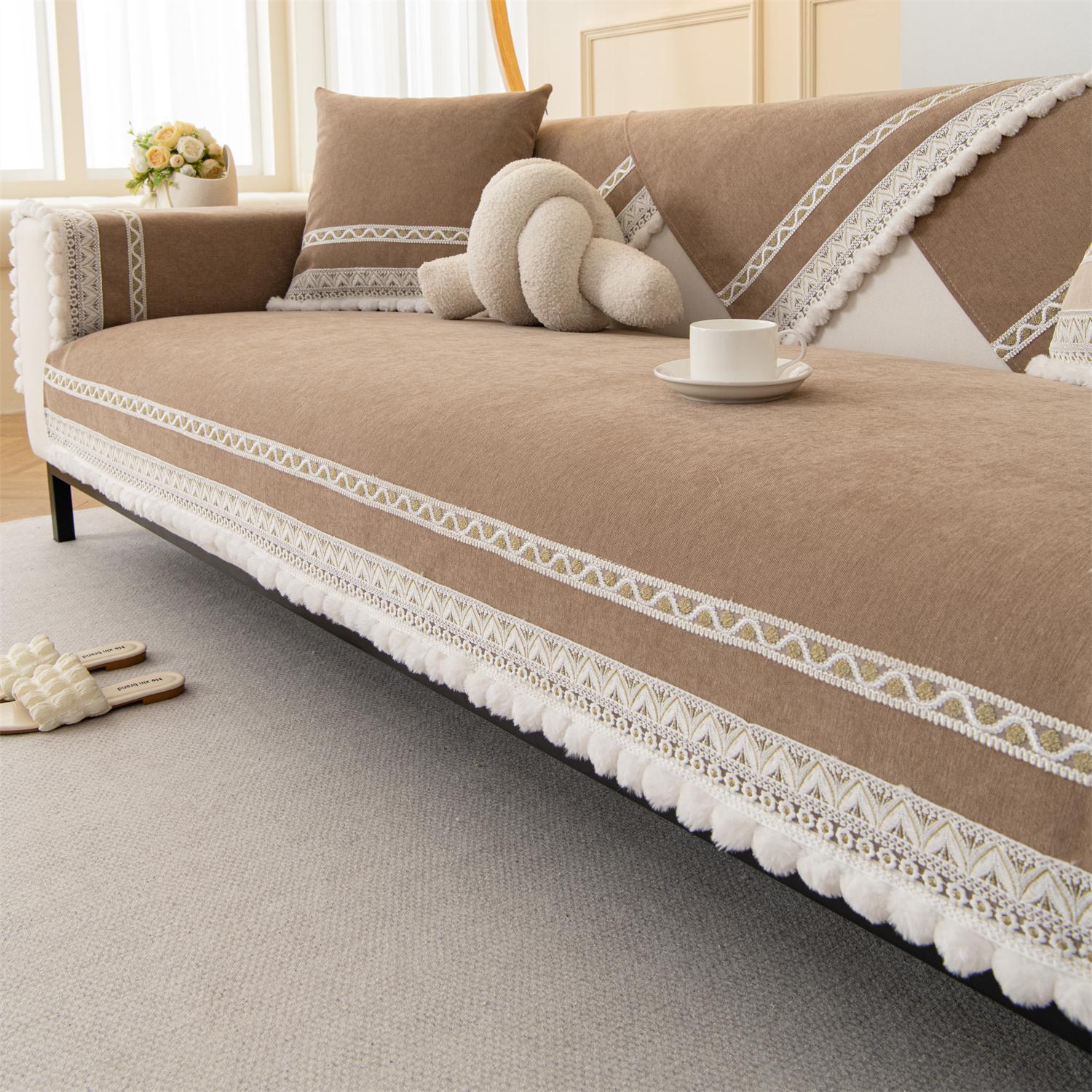 Чехол на подушку для дивана из шенилла с пушистым декором на все времена года, универсальный нескользящий чехол для сиденья дивана, чехол для дивана, полотенце 70*70
Чехол на подушку для дивана из шенилла с пушистым декором на все времена года, универсальный нескользящий чехол для сиденья дивана, чехол для дивана, полотенце 70*70