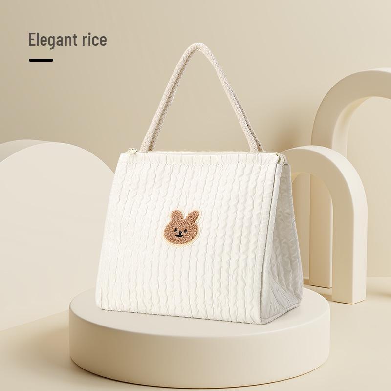 Korean Multi-Function Mummy Bag: Lightweight, Large Capacity, Insulated, Handheld or Shoulder Option with Embroidery
Korean Multi-Function Mummy Bag: Lightweight, Large Capacity, Insulated, Handheld or Shoulder Option with Embroidery