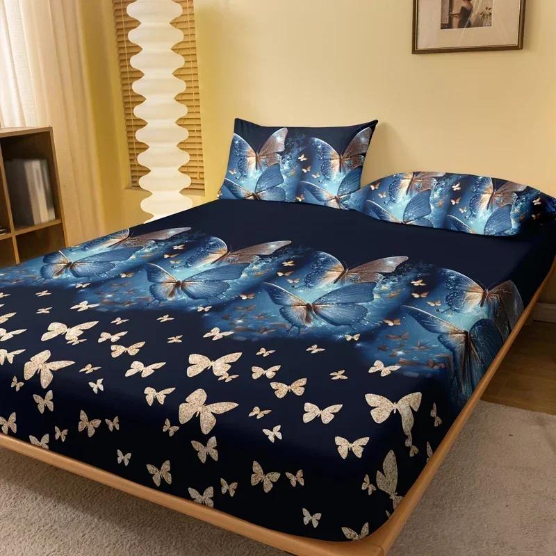 1 Simple Modern Butterfly Printed Matte Fitted Sheet, Bedroom Printed Bed Cover, Bedding (Excluding Pillowcases) 71x132cm
1 Simple Modern Butterfly Printed Matte Fitted Sheet, Bedroom Printed Bed Cover, Bedding (Excluding Pillowcases) 71x132cm