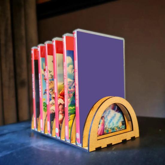 Game Case Holder for Nintendo Switch Cases Video Game Case Organizer Game Storage Stand for 13 Games коричневий
Game Case Holder for Nintendo Switch Cases Video Game Case Organizer Game Storage Stand for 13 Games коричневий