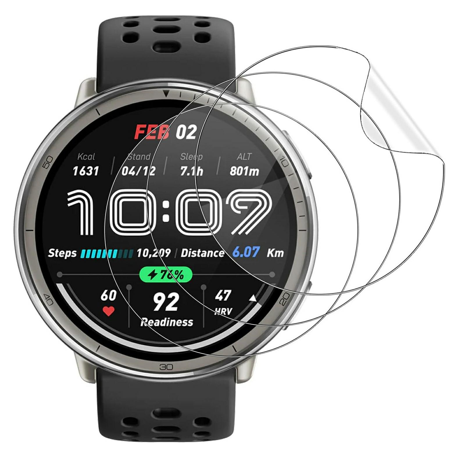 3Pcs For Huami Amazfit Active 2 TPU Watch Screen Protector Anti Scratch HD Clear Hydrogel Film A
3Pcs For Huami Amazfit Active 2 TPU Watch Screen Protector Anti Scratch HD Clear Hydrogel Film A