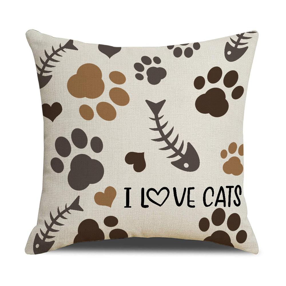 Милые кошки и собаки льняная наволочка мультяшный принт домашнее украшение подушка наволочка уличная наволочка 45 * 45Cm (excluding pillow core)
Милые кошки и собаки льняная наволочка мультяшный принт домашнее украшение подушка наволочка уличная наволочка 45 * 45Cm (excluding pillow core)
