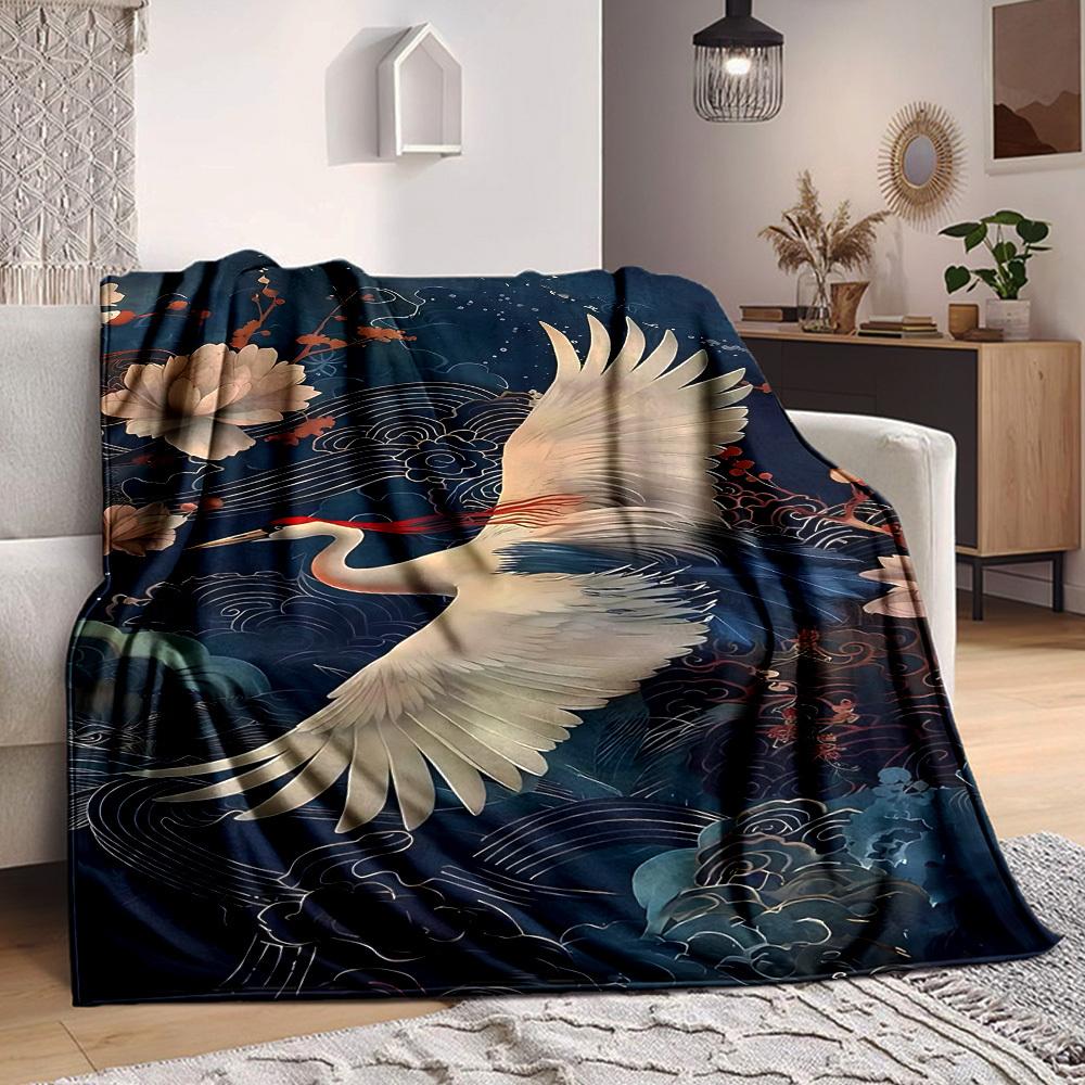 1pc Crane, Floral Blanket - Perfect Gift for Birthdays, Christmas & Halloween- Soft, Warm & Versatile yy250909141 75x90cm
1pc Crane, Floral Blanket - Perfect Gift for Birthdays, Christmas & Halloween- Soft, Warm & Versatile yy250909141 75x90cm