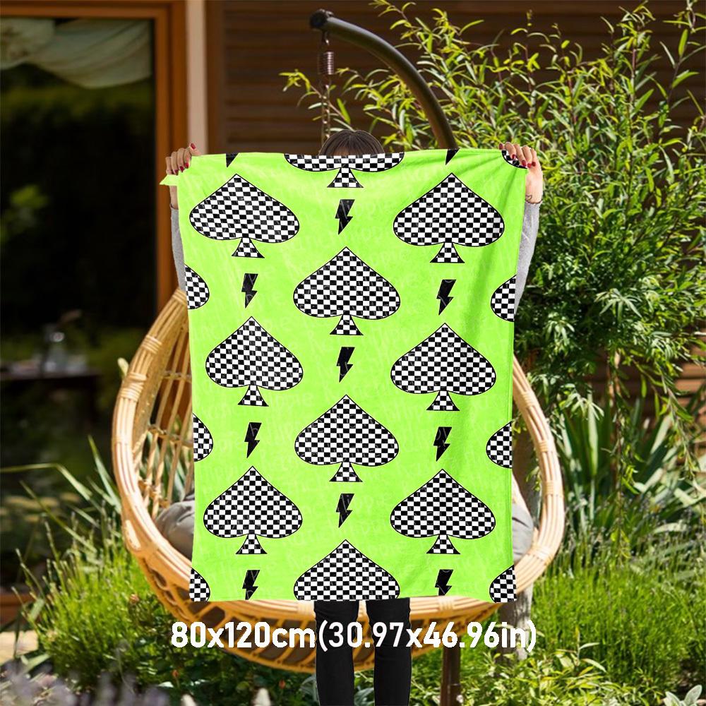1PC Spade LightningOutdoor Flannel Blanket - Soft Plush Decor for Picnics, camping, Bedroom, Playroom, Office, or Lunch Break 1303A 80x120cm(31x47inch)
1PC Spade LightningOutdoor Flannel Blanket - Soft Plush Decor for Picnics, camping, Bedroom, Playroom, Office, or Lunch Break 1303A 80x120cm(31x47inch)