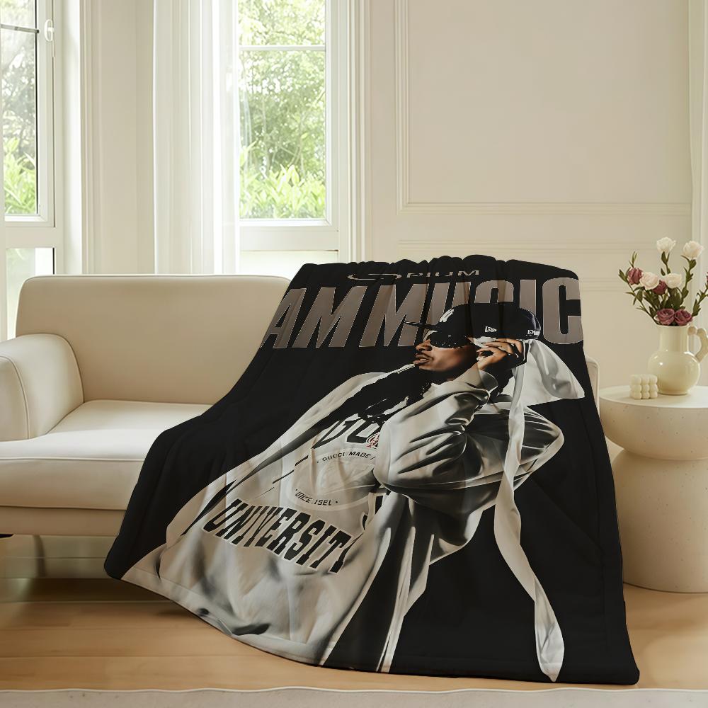 American rapper Playboi Carti Blanket For Sofa Office Bed Plane Travel Sleep Read Relax Camping Soft And Warm 75x90cm
American rapper Playboi Carti Blanket For Sofa Office Bed Plane Travel Sleep Read Relax Camping Soft And Warm 75x90cm