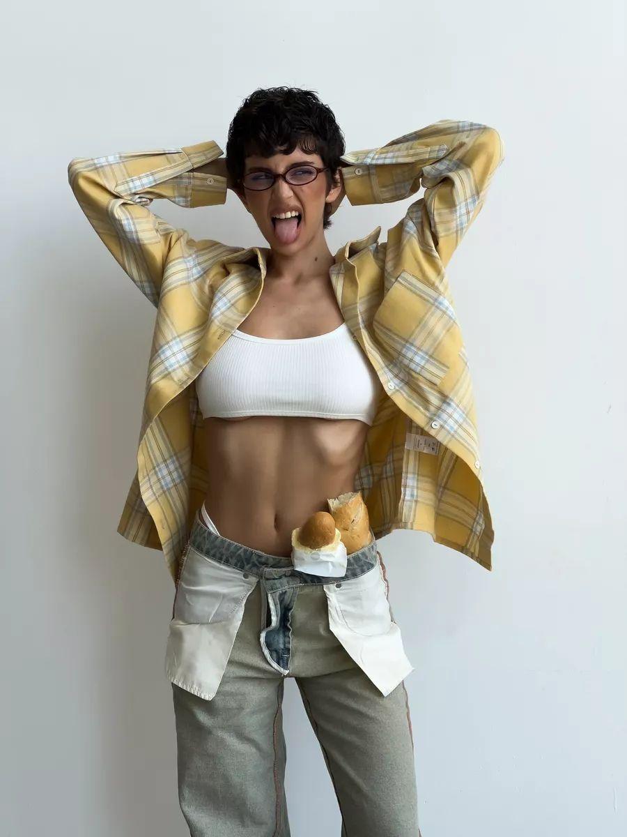 Жіноча принтована сорочка топ з рамі зі стійкою XL жовтий
Жіноча принтована сорочка топ з рамі зі стійкою XL жовтий