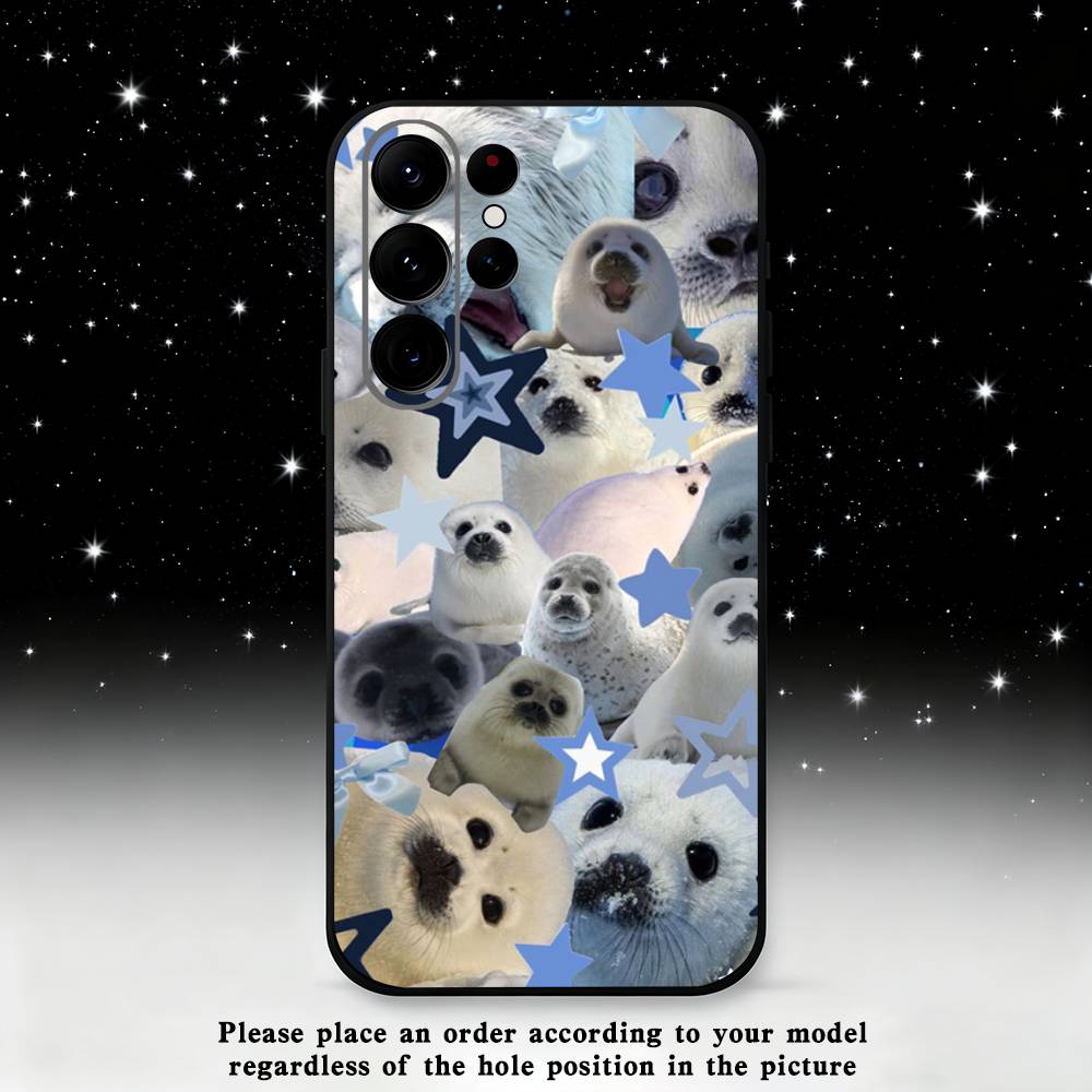 Cute animal seal Phone Case For Samsung S25,S24 Ultra,S20,S30 plus,S22 plus,S23,S30 Ultra 5G Silicone Black Shell Samsung S21 s305G
Cute animal seal Phone Case For Samsung S25,S24 Ultra,S20,S30 plus,S22 plus,S23,S30 Ultra 5G Silicone Black Shell Samsung S21 s305G