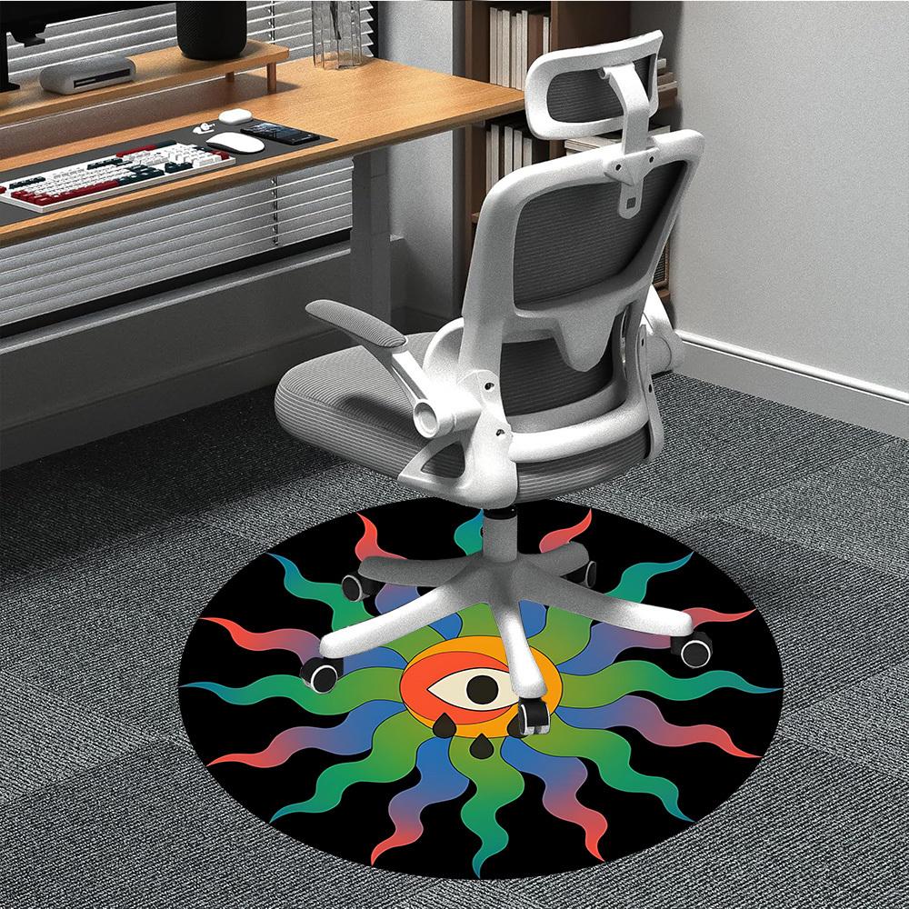 1pc Psychedelic Eye Chair Carpet for Office, Round Non Slip Durable Large Size Office Carpet, Suitable for Office 80cm
1pc Psychedelic Eye Chair Carpet for Office, Round Non Slip Durable Large Size Office Carpet, Suitable for Office 80cm