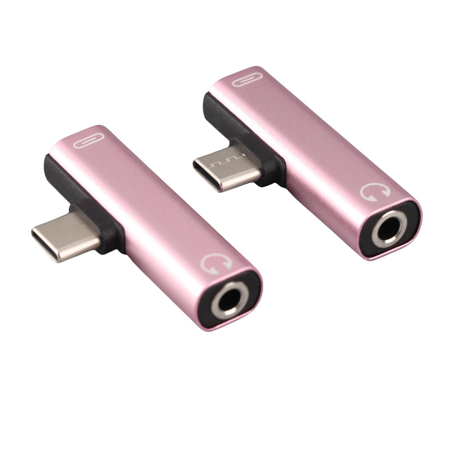 2Pcs 2 in 1 TypeC to 3.5mm Assist o Cable Charger Headset Distributor Adapter(pink ) рожевий
2Pcs 2 in 1 TypeC to 3.5mm Assist o Cable Charger Headset Distributor Adapter(pink ) рожевий