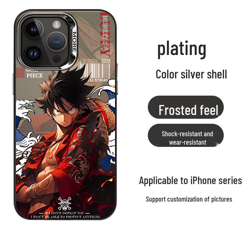 Trendy Luffy & Zoro iPhone 16 Pro Max Case: Electroplated IMD Silver for iPhone 15/14 iPhone 12
Trendy Luffy & Zoro iPhone 16 Pro Max Case: Electroplated IMD Silver for iPhone 15/14 iPhone 12