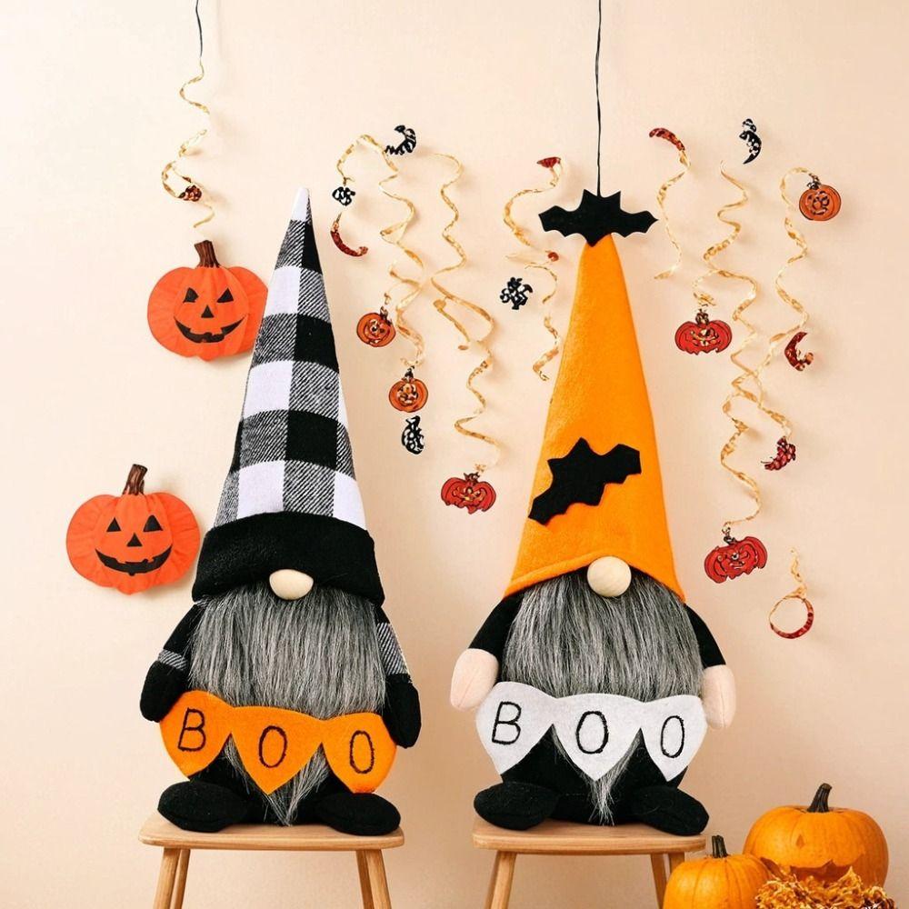 Long Beard Halloween Elf Dwarfs Dolls Bat Orange Hat Halloween Gnomes Decorations Room Decor Style B
Long Beard Halloween Elf Dwarfs Dolls Bat Orange Hat Halloween Gnomes Decorations Room Decor Style B
