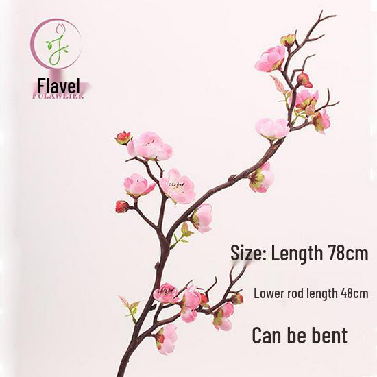 High-Quality Artificial Plum Blossom Branches for Chinese-Style Tea Table Decoration
High-Quality Artificial Plum Blossom Branches for Chinese-Style Tea Table Decoration