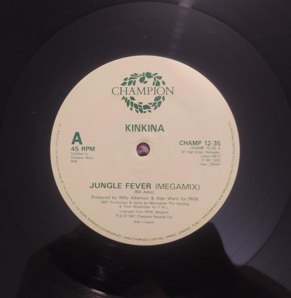12inch Record KINKINA - Jungle Fever (Megamix) / Scratch Fe CHAMP1235 Champion 1987 UK Soul/Funk Used
12inch Record KINKINA - Jungle Fever (Megamix) / Scratch Fe CHAMP1235 Champion 1987 UK Soul/Funk Used