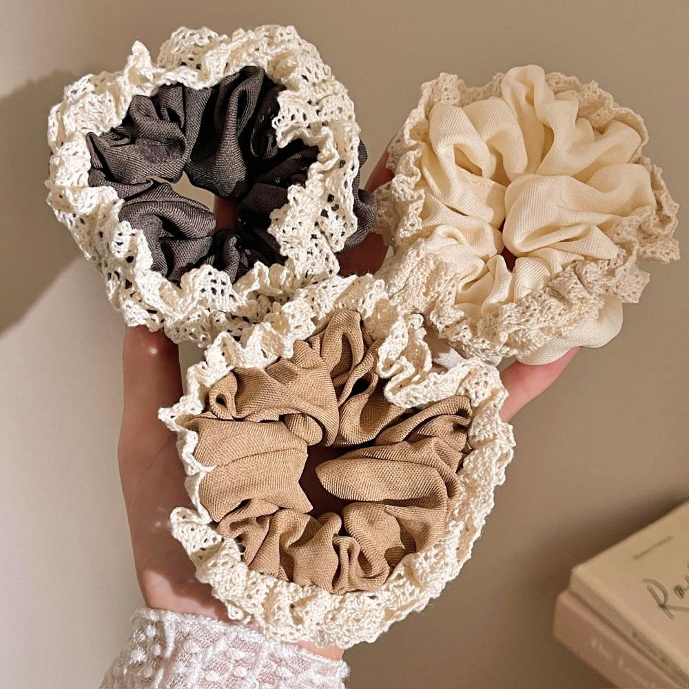 3pcs Lace Intestine Hair Loop Girlish Feeling Tied Hair Headband High Elasticity Non Damaging Rubber Band Cute Hair Accessories
3pcs Lace Intestine Hair Loop Girlish Feeling Tied Hair Headband High Elasticity Non Damaging Rubber Band Cute Hair Accessories