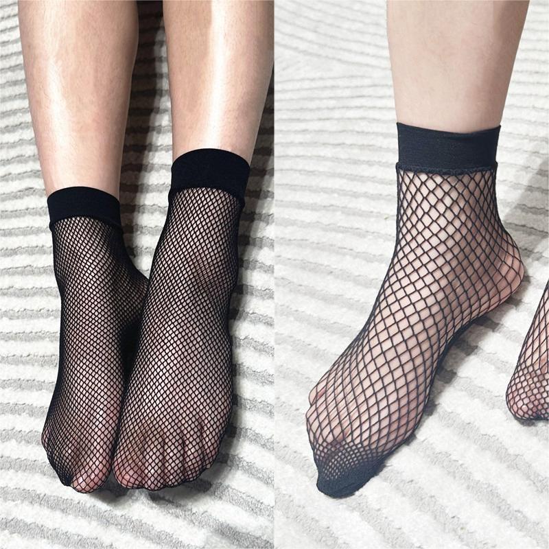 2 Pairs Women s Sexy Fishnet Ankle Socks Black Sheer Summer Thin Nylon Elastic Hollow Mesh Sock Y2K Spicy Girls Low Tube Socks 2 pairs
2 Pairs Women s Sexy Fishnet Ankle Socks Black Sheer Summer Thin Nylon Elastic Hollow Mesh Sock Y2K Spicy Girls Low Tube Socks 2 pairs