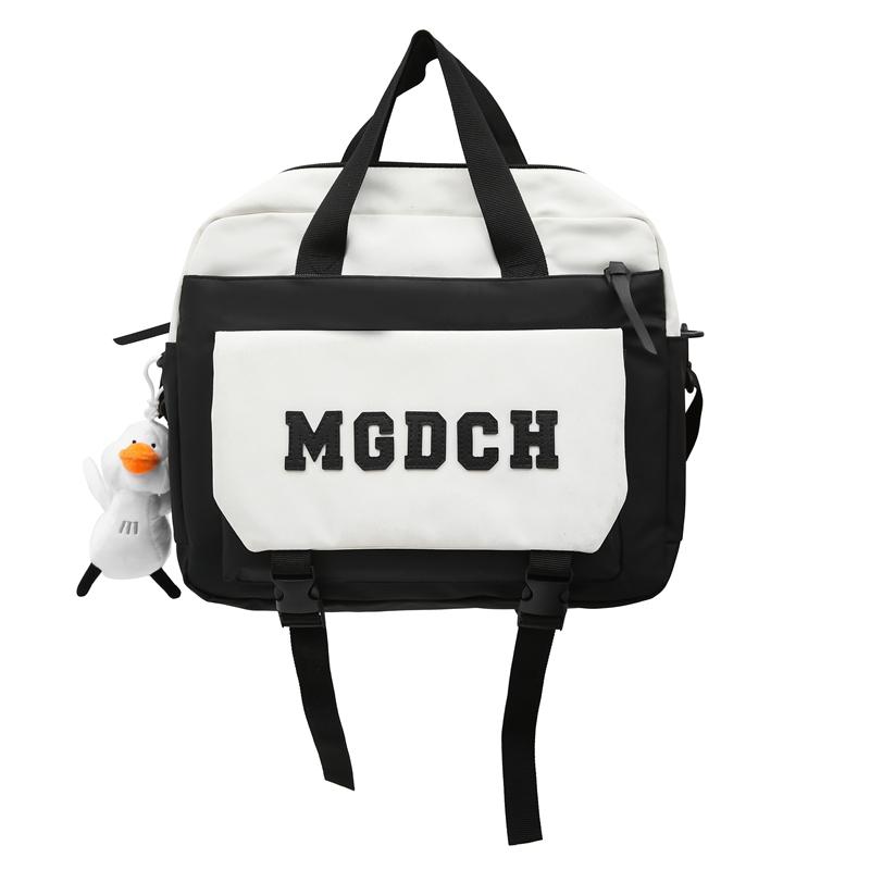 Полотняна сумка Жіноча портативна сумка на плече великої місткості Студентський рюкзак Класна сумка Блок-кольору Сумка-месенджер чорний
Полотняна сумка Жіноча портативна сумка на плече великої місткості Студентський рюкзак Класна сумка Блок-кольору Сумка-месенджер чорний