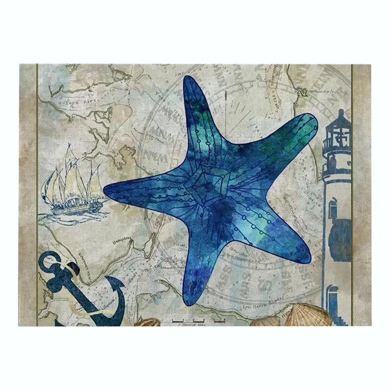 4PC Mermaid Pattern Kitchen Placemat Marine Life Decorative Table Mats Linen Waterproof Drink Coasters Sea Turtle 30x45cm-4PC
4PC Mermaid Pattern Kitchen Placemat Marine Life Decorative Table Mats Linen Waterproof Drink Coasters Sea Turtle 30x45cm-4PC