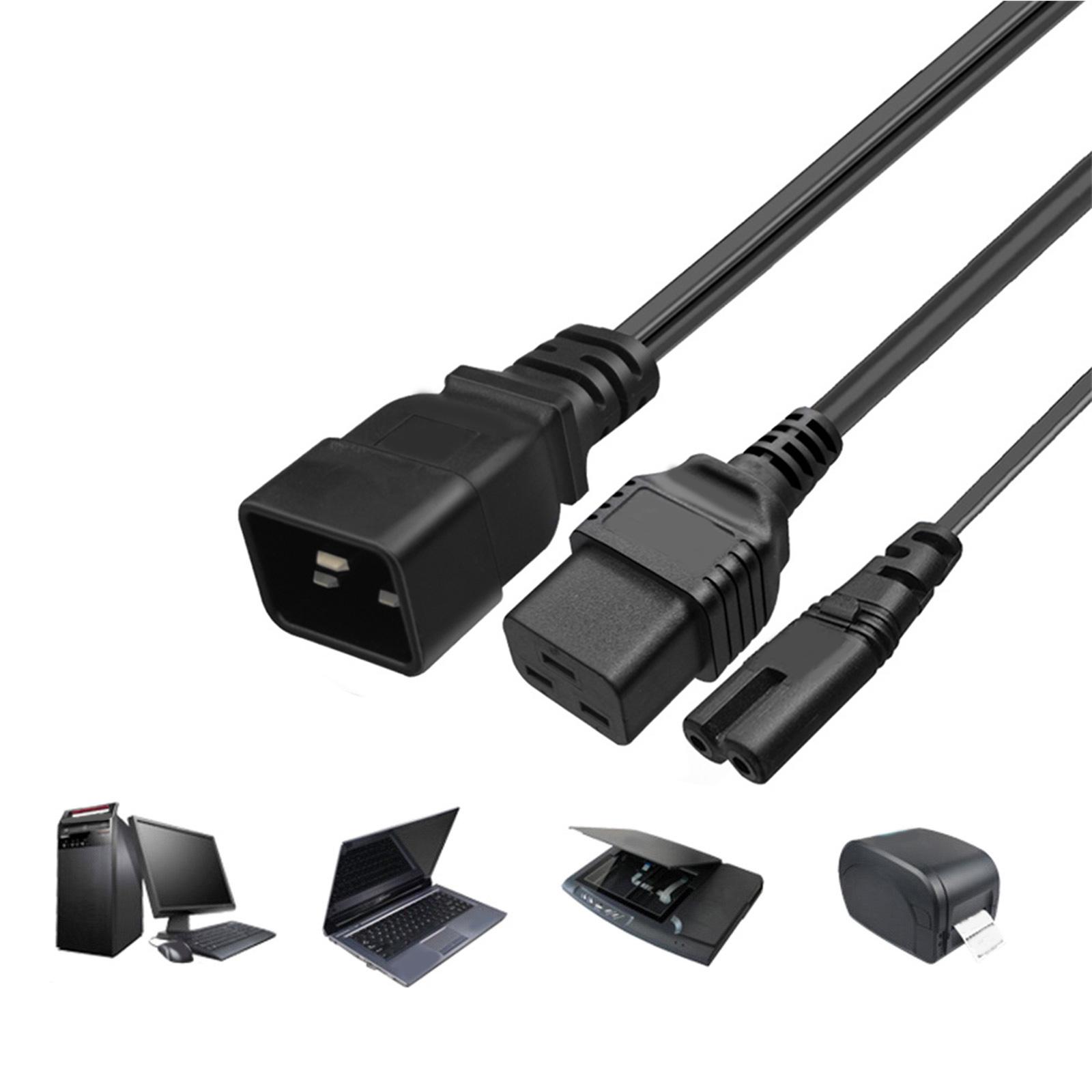 Зарядный кабель 16A IEC320C20 - C19+C7, двухпортовый адаптер питания, разветвительный шнур 0,32 м, ПВХ-кабель для зарядки ноутбука
Зарядный кабель 16A IEC320C20 - C19+C7, двухпортовый адаптер питания, разветвительный шнур 0,32 м, ПВХ-кабель для зарядки ноутбука