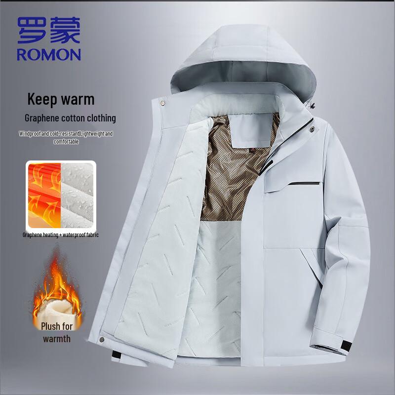 ROMON Men s Graphene Fleece-Lined Workwear Padded Jacket 3XL
ROMON Men s Graphene Fleece-Lined Workwear Padded Jacket 3XL