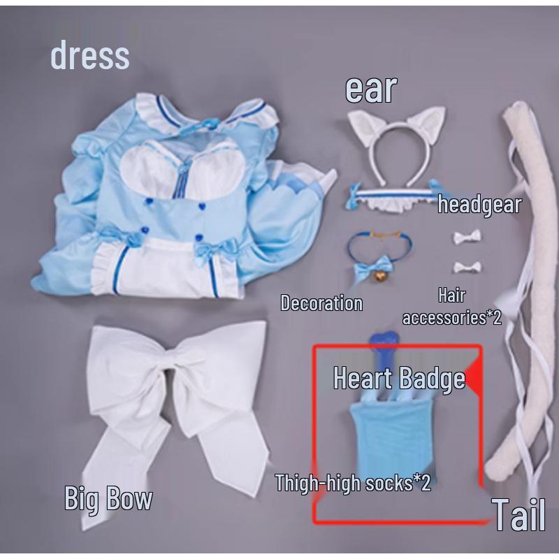 Chocolate Pandan Neko Maid Cosplay Outfit Small
Chocolate Pandan Neko Maid Cosplay Outfit Small