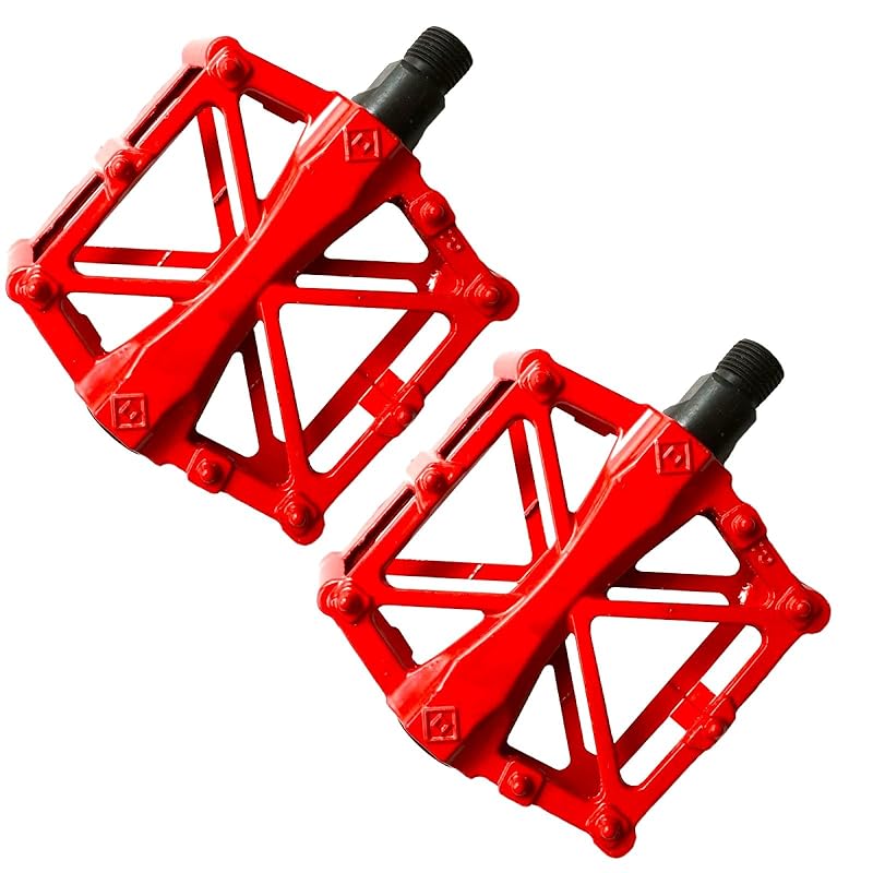 Komorebiya pedal bicycle bike aluminum alloy pedals mountain bike for road bikes set of 2 anti-slip lightweight durability OD06 (red)
Komorebiya pedal bicycle bike aluminum alloy pedals mountain bike for road bikes set of 2 anti-slip lightweight durability OD06 (red)
