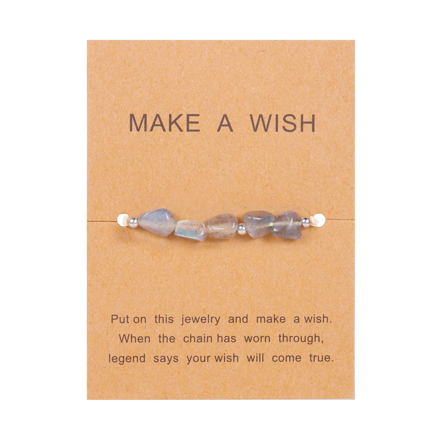 Handmade Natural Stone Rope Braided Bracelet for Women Fashion Handwoven Lace-up Chain Wish Card Jewelry Birthday Party BFF Gift
Handmade Natural Stone Rope Braided Bracelet for Women Fashion Handwoven Lace-up Chain Wish Card Jewelry Birthday Party BFF Gift