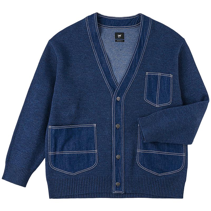 Мужской кардиган Lee свободного кроя с V-образным вырезом и вставками L
Мужской кардиган Lee свободного кроя с V-образным вырезом и вставками L