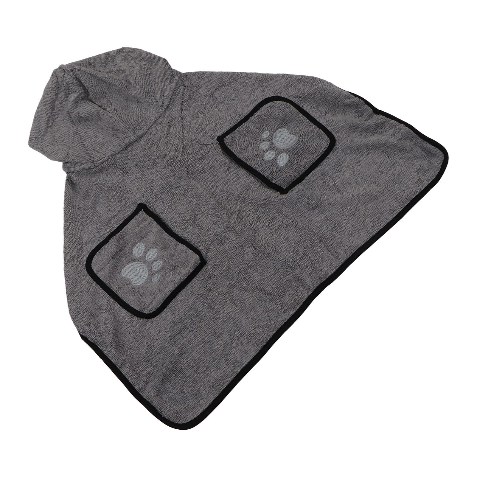 Dog Drying Robe Super Absorbent Quick Drying Dog Bathrobe Towel with Hand Pockets for Pet Supplies L L
Dog Drying Robe Super Absorbent Quick Drying Dog Bathrobe Towel with Hand Pockets for Pet Supplies L L