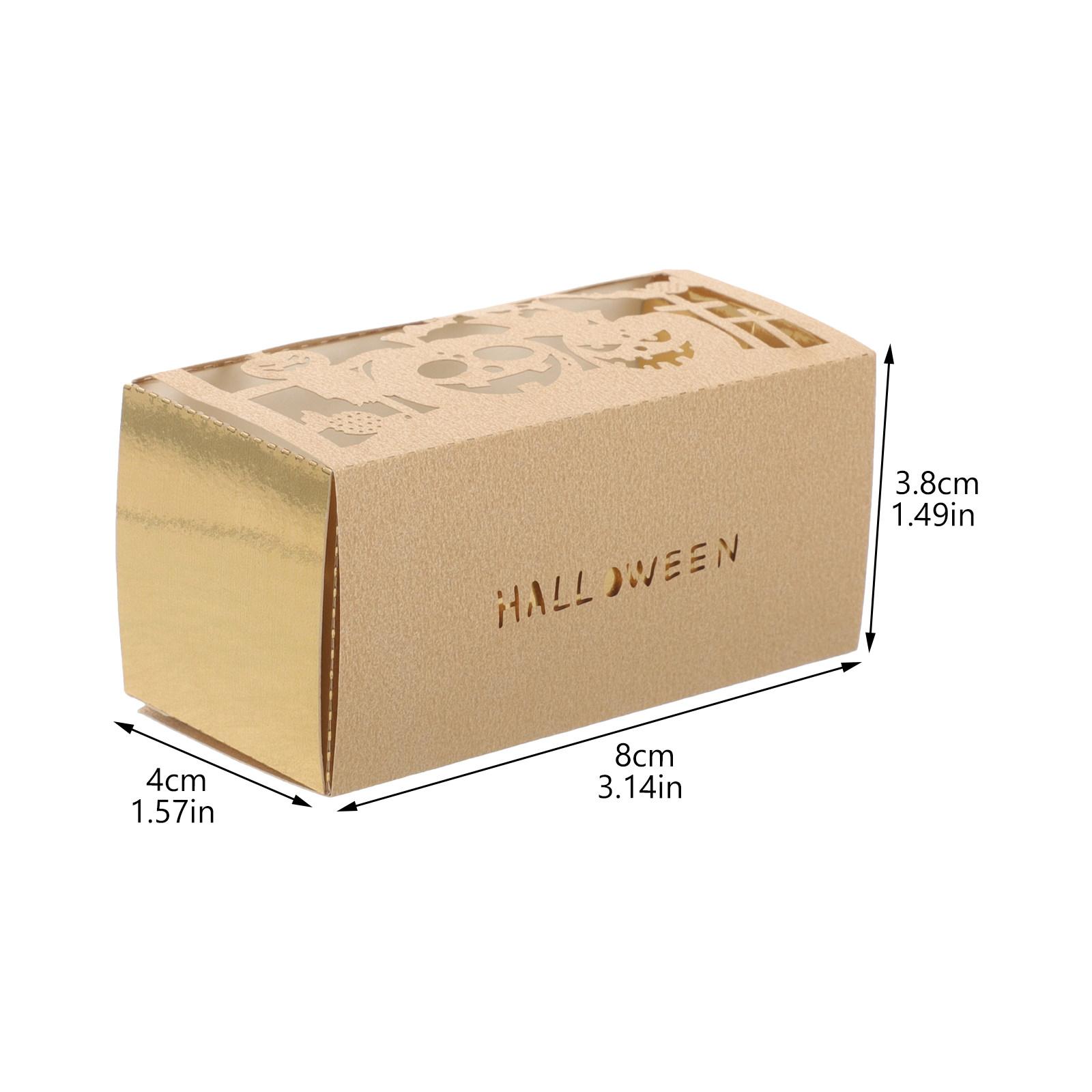 50Pcs Mini Hollow Chocolate Box Paper Halloween Goodie Box for Candy Treats Spooky Party Favors Halloween Candy Holder Decor other бежевий
50Pcs Mini Hollow Chocolate Box Paper Halloween Goodie Box for Candy Treats Spooky Party Favors Halloween Candy Holder Decor other бежевий