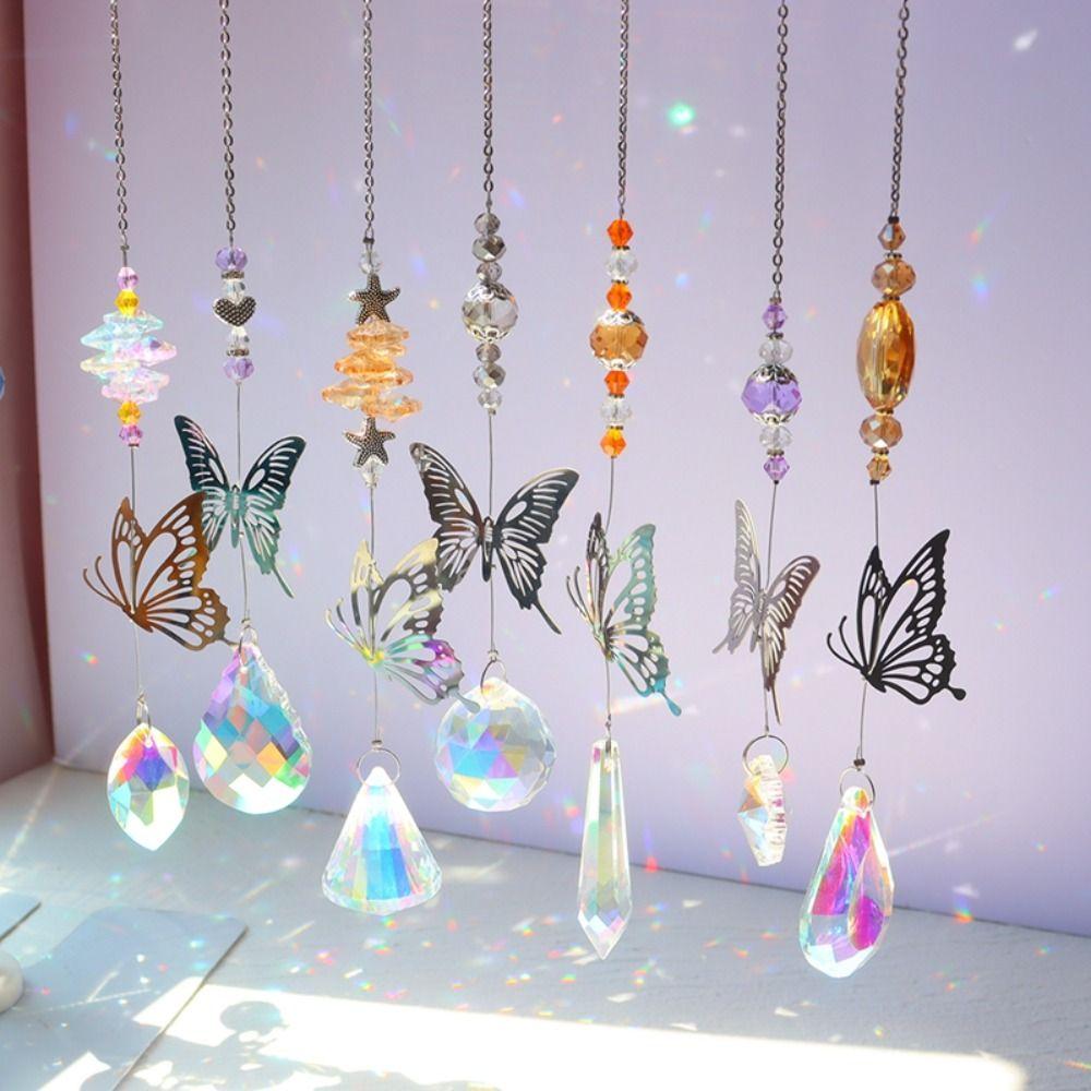 Rainbow Chaser Handmade DIY Hanging Pendant Lamp Ball Pendant Suncatcher Wind Chime Crystal Pendant 8 
Rainbow Chaser Handmade DIY Hanging Pendant Lamp Ball Pendant Suncatcher Wind Chime Crystal Pendant 8