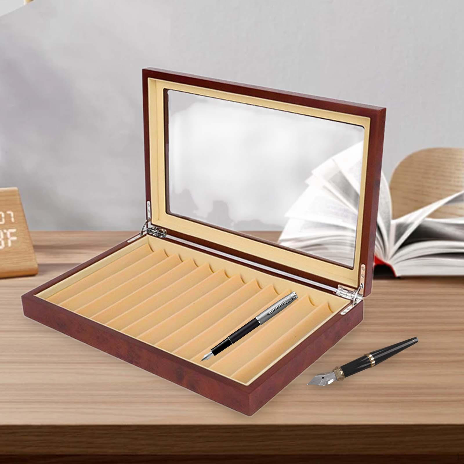 Елегантний дерев яний тримач для ручок для столу - стильний органайзер для канцтоварів із прозорою кришкою червоний
Елегантний дерев яний тримач для ручок для столу - стильний органайзер для канцтоварів із прозорою кришкою червоний