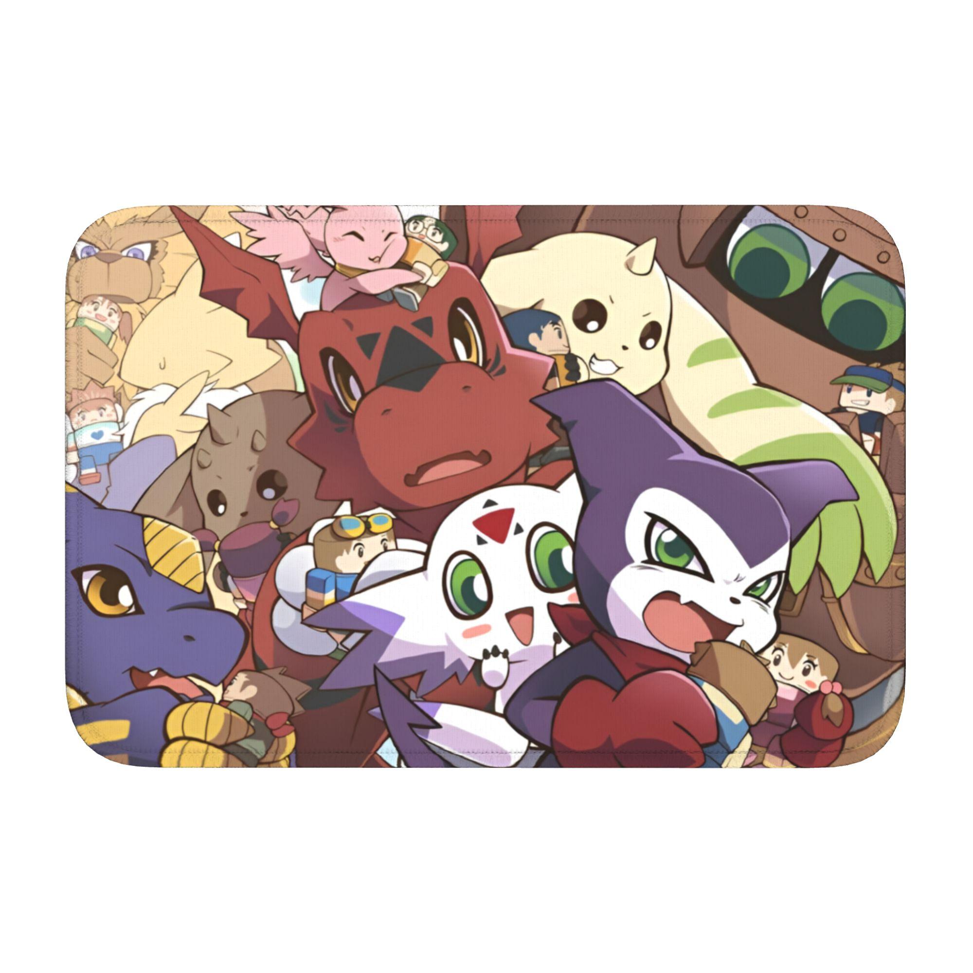 Digimones Adventure Anime Front Door Mat Anti-Slip Indoor Welcome Quick Dry Doormat Floor Bathroom Entrance Rug Carpet Footpad 60cm x 90cm
Digimones Adventure Anime Front Door Mat Anti-Slip Indoor Welcome Quick Dry Doormat Floor Bathroom Entrance Rug Carpet Footpad 60cm x 90cm