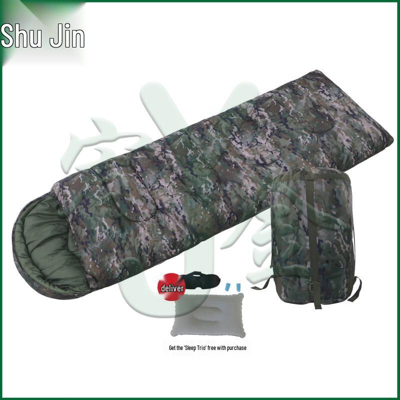 Youjin Camouflage Envelope Sleeping Bag for Adults
Youjin Camouflage Envelope Sleeping Bag for Adults