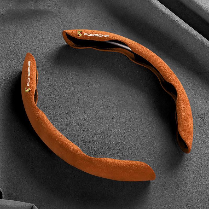 Suede D Shape Car Breathable Steering Wheel Cover For Porsche Panamera Cayenne Taycan 911 718 Macan Carrera-GT 928 944 Accessory
Suede D Shape Car Breathable Steering Wheel Cover For Porsche Panamera Cayenne Taycan 911 718 Macan Carrera-GT 928 944 Accessory