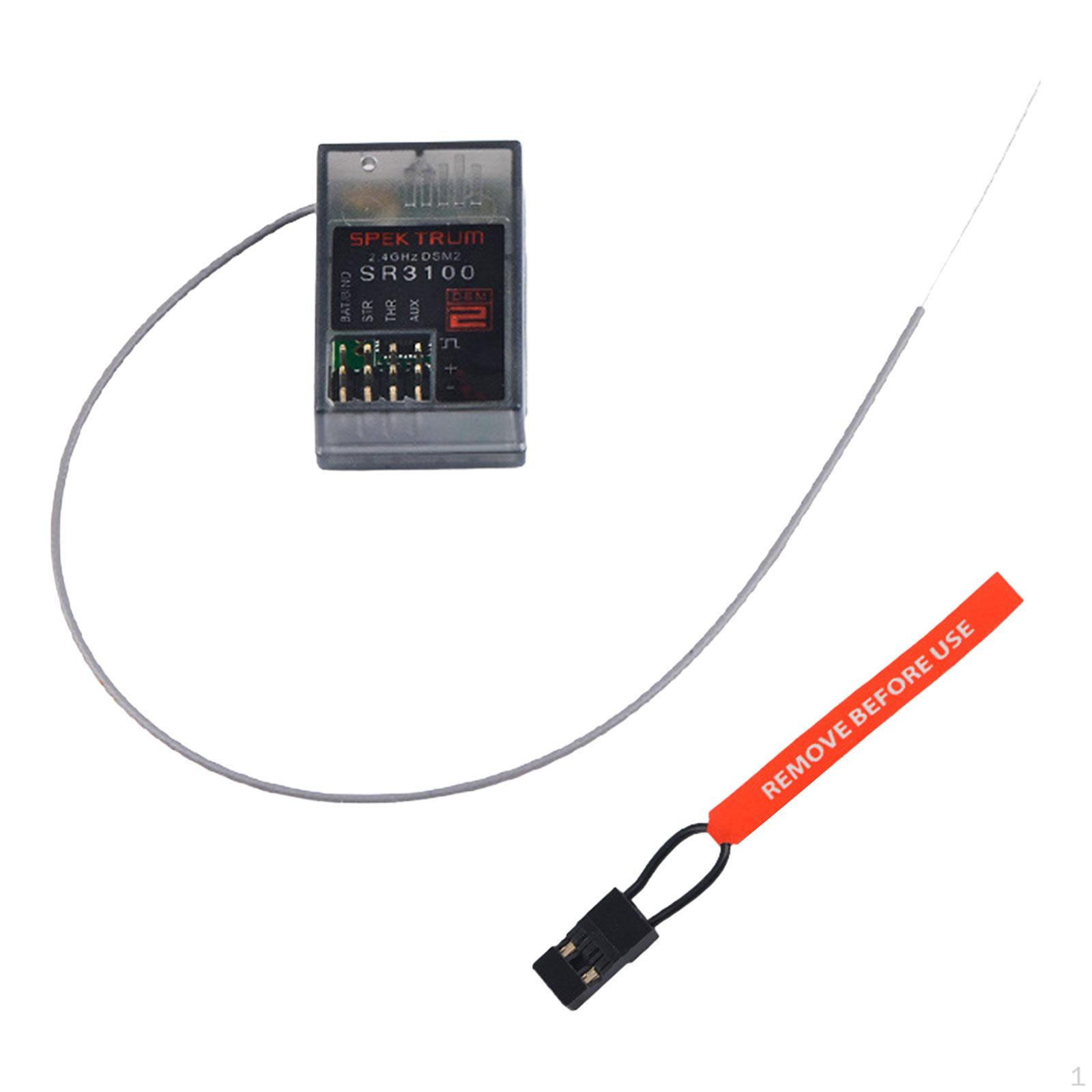 SR3100 DSM2 Receiver for Spektrum RC Car Boat Easy to Install Voltage Range 3.5V-9.6V Small with
SR3100 DSM2 Receiver for Spektrum RC Car Boat Easy to Install Voltage Range 3.5V-9.6V Small with