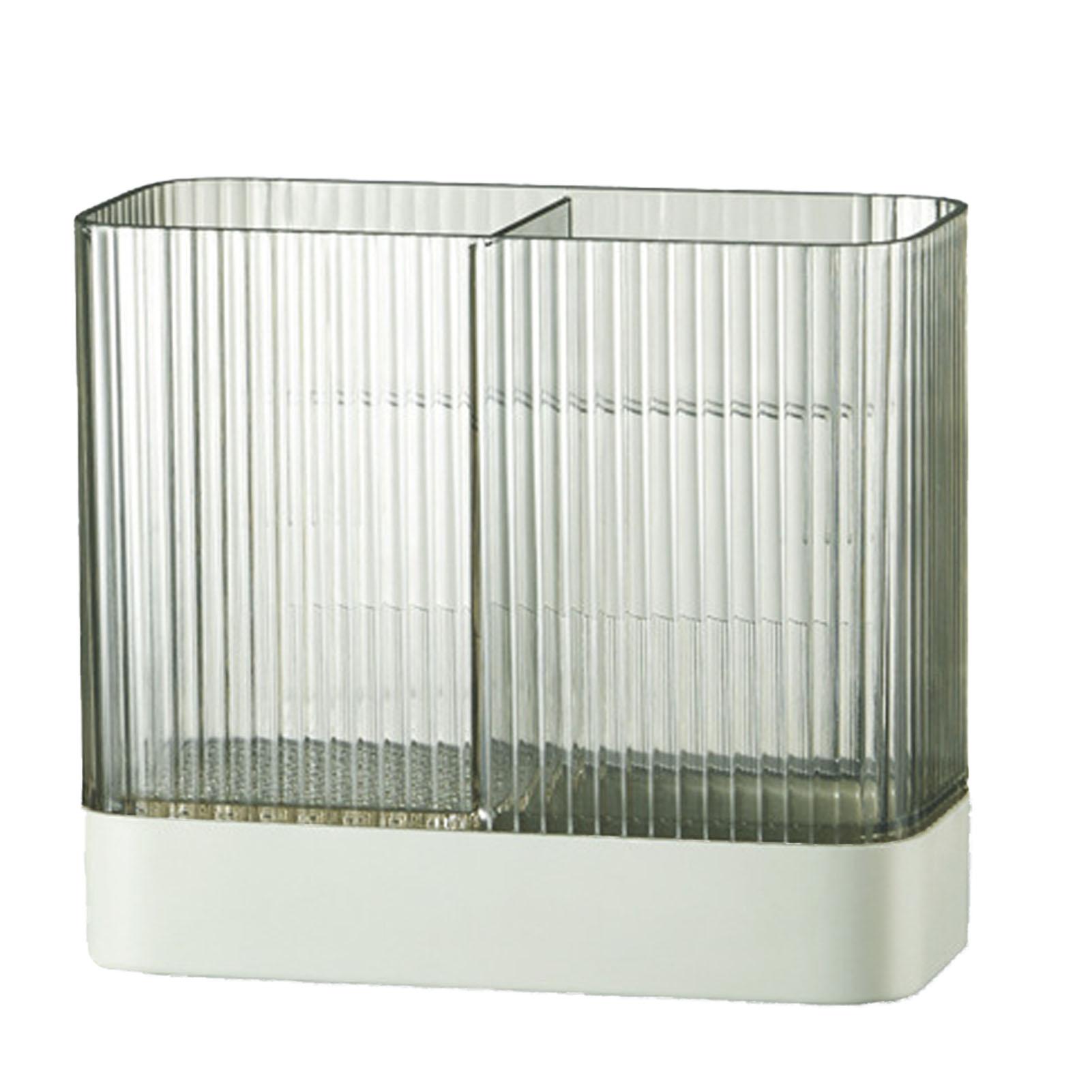 Chopsticks Rack Plastic 2 Compartments Multifunctional Wall Mount Drying Utensils Holder for Spoons
Chopsticks Rack Plastic 2 Compartments Multifunctional Wall Mount Drying Utensils Holder for Spoons
