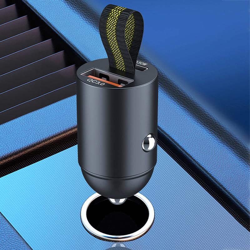 200W Car Mini USB Charger Fast Charging Type-C PD Quick Charge 12-24V Car Phone Charger Adapter for iPhone Samsung чёрный
200W Car Mini USB Charger Fast Charging Type-C PD Quick Charge 12-24V Car Phone Charger Adapter for iPhone Samsung чёрный