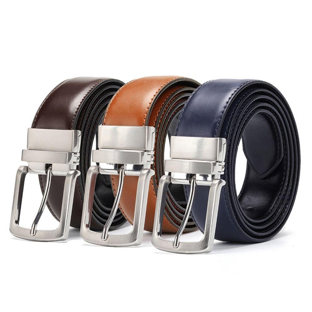Skirt Double-sided Genuine Leather Belt Pants Bands Ladies Dress Belts Reversible Buckle Waistband
Skirt Double-sided Genuine Leather Belt Pants Bands Ladies Dress Belts Reversible Buckle Waistband