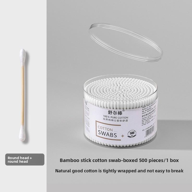 Home-use Boxed Dual-ended Disposable Swabs for Ear Cleaning Boxed 500 pieces
Home-use Boxed Dual-ended Disposable Swabs for Ear Cleaning Boxed 500 pieces