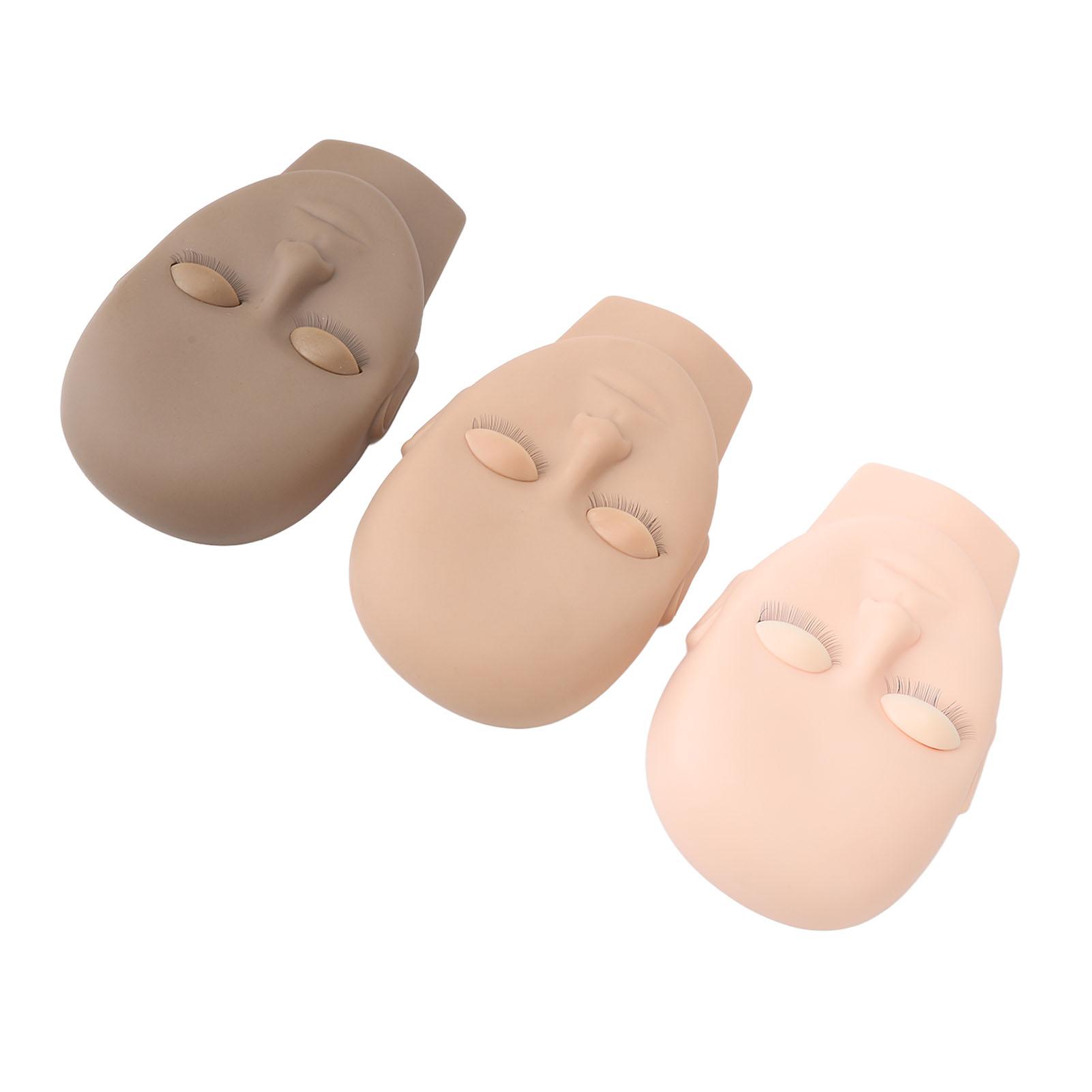 Eyelashes Extensions Practice Kit 3 Color Eyelash Mannequin Head 3 Pair Removable Eyelids
Eyelashes Extensions Practice Kit 3 Color Eyelash Mannequin Head 3 Pair Removable Eyelids