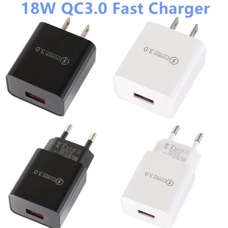 18W USB Fast Charger: Quick Charge 3A Single Port for Mobile Phones (US/EU Spec) EU White
18W USB Fast Charger: Quick Charge 3A Single Port for Mobile Phones (US/EU Spec) EU White