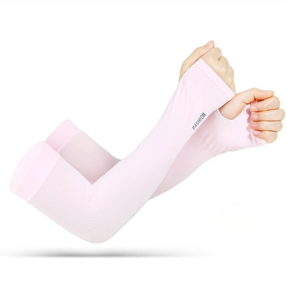 Summer Fingerless Ice Silk Arm Sleeves Breathable Cool for Riding Fishing рожевий
Summer Fingerless Ice Silk Arm Sleeves Breathable Cool for Riding Fishing рожевий