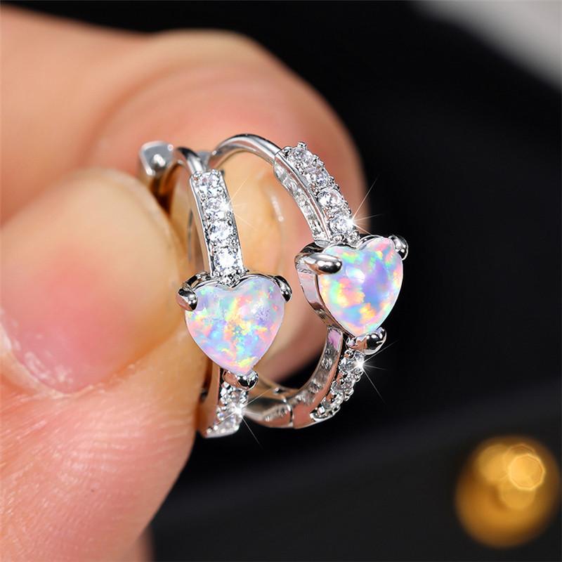 Boho Female White Fire Opal Heart Clip Earrings Vintage Wedding Jewelry For Women
Boho Female White Fire Opal Heart Clip Earrings Vintage Wedding Jewelry For Women