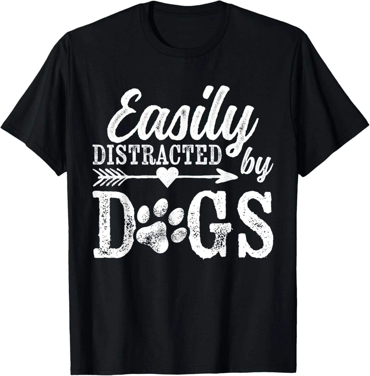 Easily Distracted By Dogs Funny Vintage Dog Lover Mom Saying Gift Unisex T-Shirt M
Easily Distracted By Dogs Funny Vintage Dog Lover Mom Saying Gift Unisex T-Shirt M