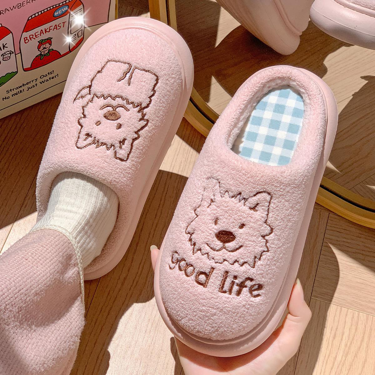 Winter Women Home Slippers Plush Warm Thick Bottom Slides Cute Comfortable Non-slip Slippers Indoor Outdoor Men Casual Slippers 36-37 рожевий
Winter Women Home Slippers Plush Warm Thick Bottom Slides Cute Comfortable Non-slip Slippers Indoor Outdoor Men Casual Slippers 36-37 рожевий