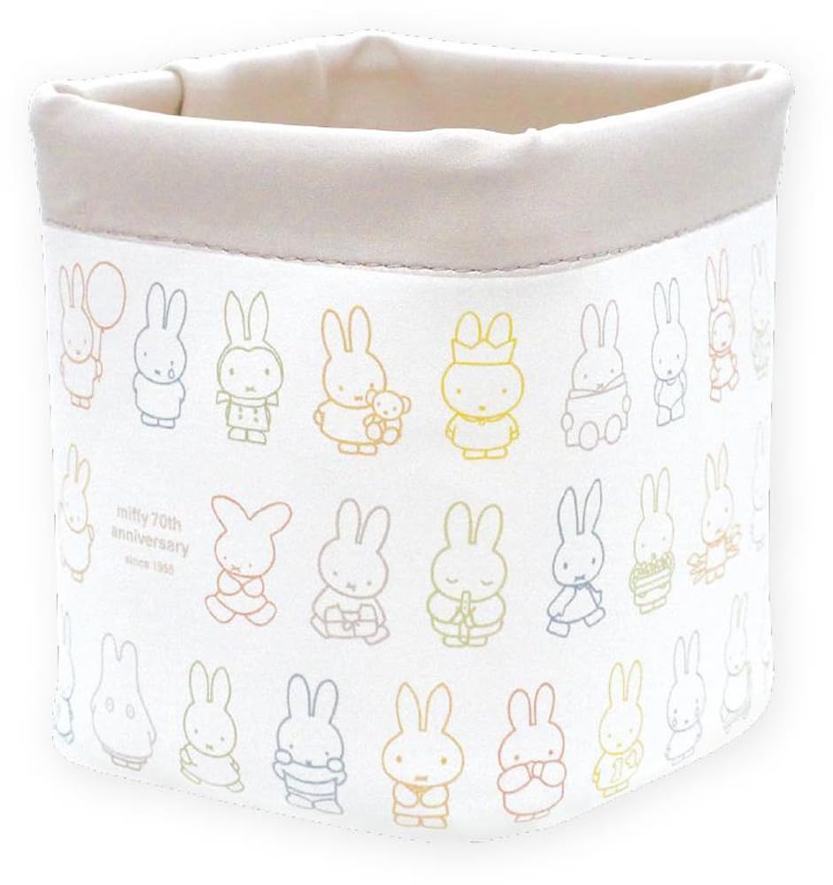 Factory Miffy Synthetic Leather Basket 70th History H120 x W95 x D95mm T s MF-5545322HI
Factory Miffy Synthetic Leather Basket 70th History H120 x W95 x D95mm T s MF-5545322HI