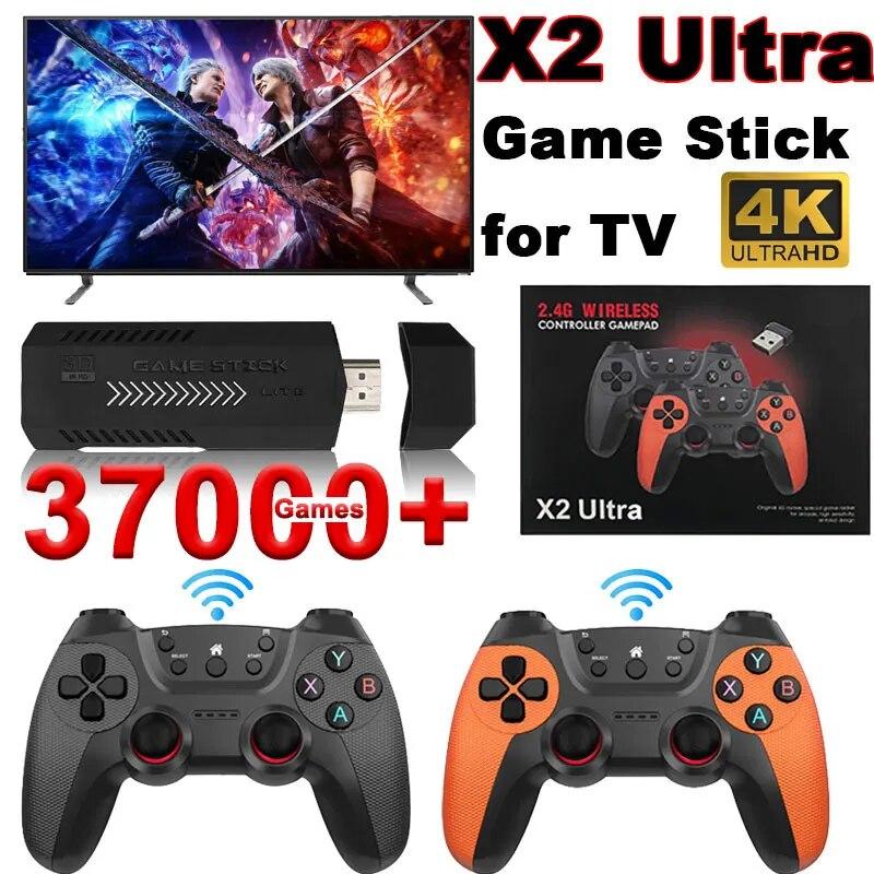 Игровая консоль X2 Ultra 64G 37000 игр для детей ТВ игровая приставка 2,4G двойной беспроводной контроллер GD10 Ultra для PSP PS1 FC
Игровая консоль X2 Ultra 64G 37000 игр для детей ТВ игровая приставка 2,4G двойной беспроводной контроллер GD10 Ultra для PSP PS1 FC