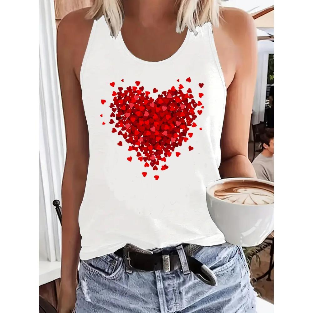 Fun T-shirt with heart-shaped printed vest pattern XL
Fun T-shirt with heart-shaped printed vest pattern XL